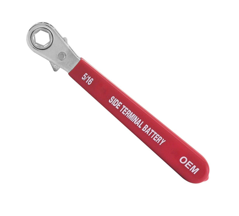 OEMTOOLS Side Terminal Multi-Directional Battery Wrench, 5 1/2-in, 44287 F8