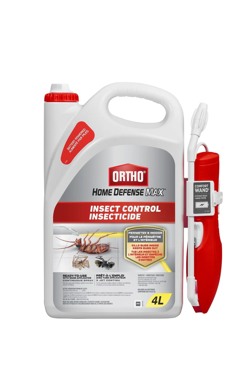 Ortho Home Defense MAX Perimeter & Indoor Liquid Ready-to-Use Insect Control, Insecticide, 4-L I9