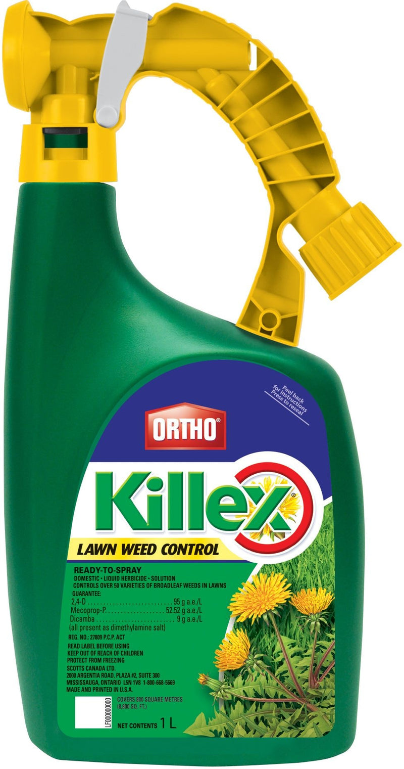 Ortho Killex Ready-to-Spray Lawn Weed Control/Killer, Herbicide, 1-L L5