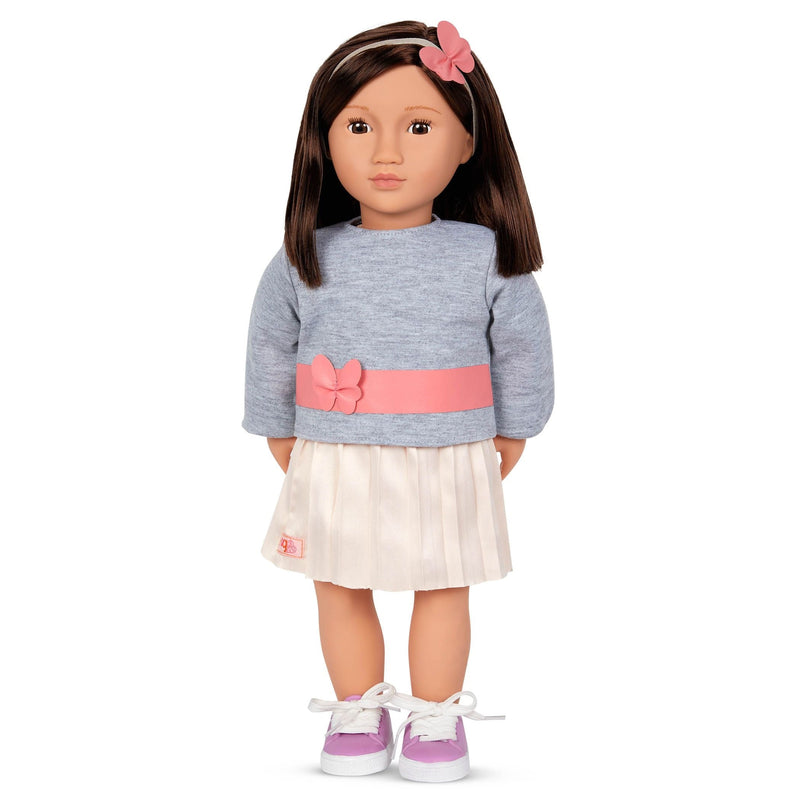 Our Generation Basic Fashion Doll for Ages 3+, Mei, 18-in T9