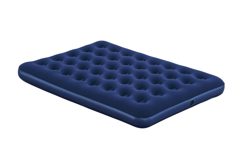 Outbound Double Single-High Inflatable Air Mattress/Airbed with Flocked Top & Repair Kit B9