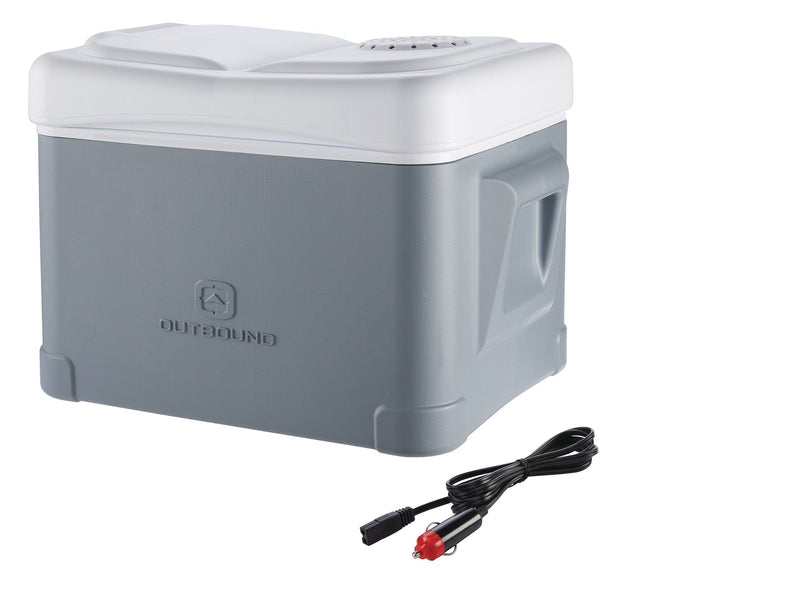 Outbound Powered Cooler, Grey/White, 35 L O3