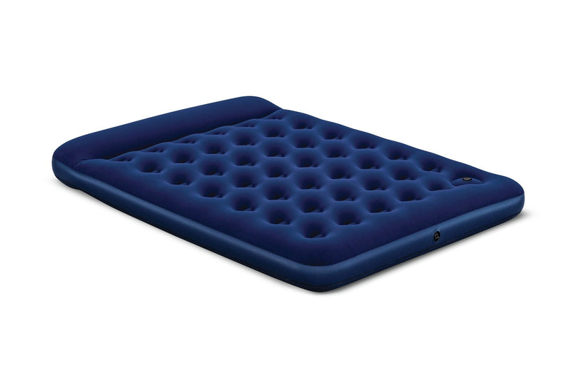 Outbound Queen Airbed with Built-In Manual Pump, PVC, Black K0