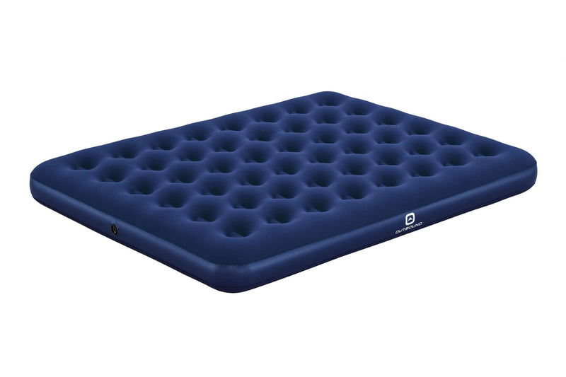 Outbound Queen Single-High Inflatable Air Mattress/Airbed with Flocked Top & Repair Kit Z2