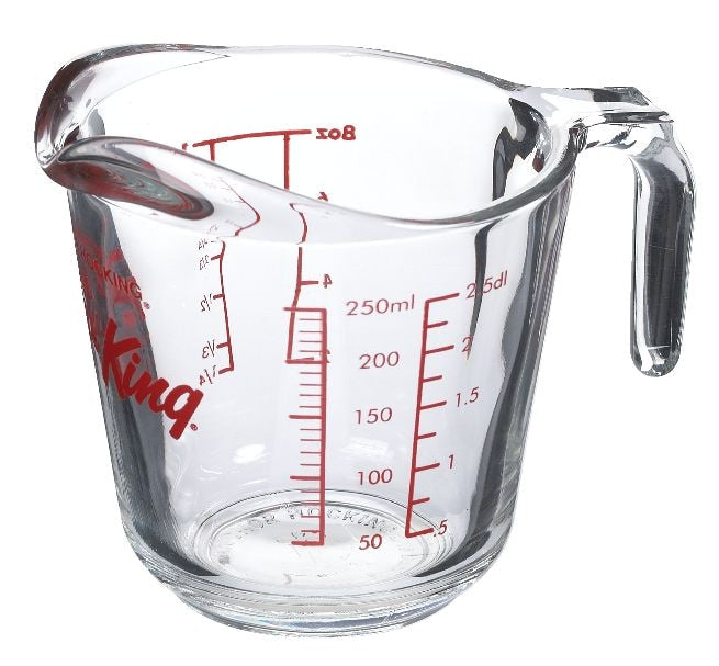 Oven Originals Glass Measuring Cup, 250-ml E1
