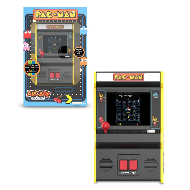 Pac-Man Mini Handheld Classic Arcade Game For Kids, Ages 8+ Q3
