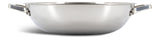 PADERNO 3-Ply Clad Stainless Steel Wok, 32-cm