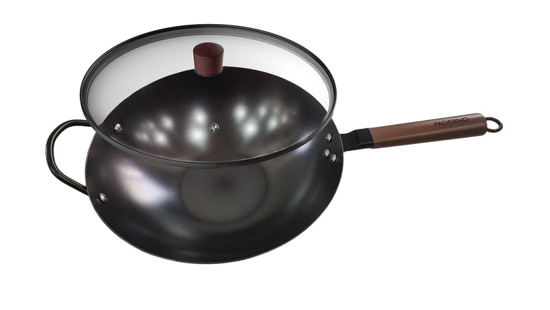 Paderno Carbon Steel Wok X5