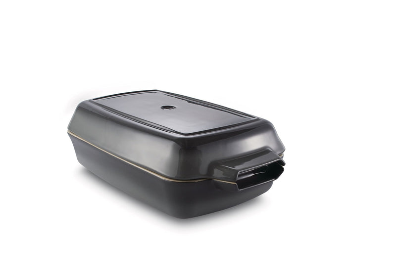 PADERNO Ceramic Roaster Set, Grey, 15 x 8.5-in, 2-pk O2