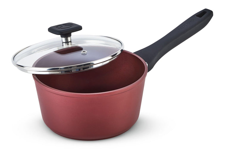 PADERNO Classic Saucepan, PFOA-Free, Non-Stick, Maroon I2
