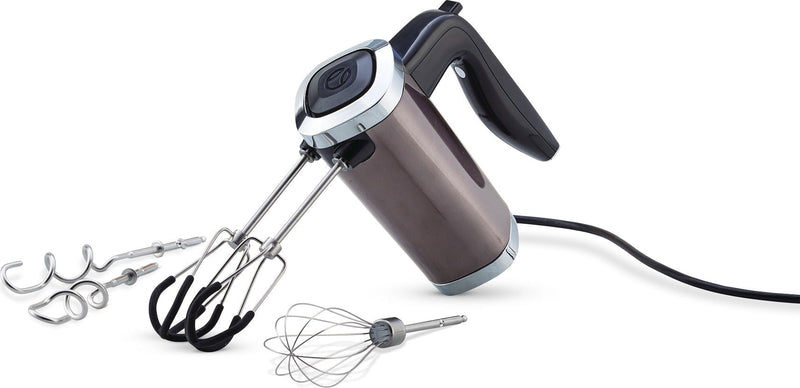 PADERNO High Power 10-Speed Hand Mixer, Black Stainless Steel F8