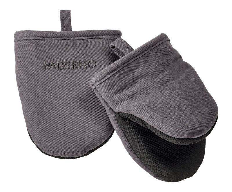 PADERNO Neoprene Palm Mini Mitts, Black, One-Size, 2-pk D7