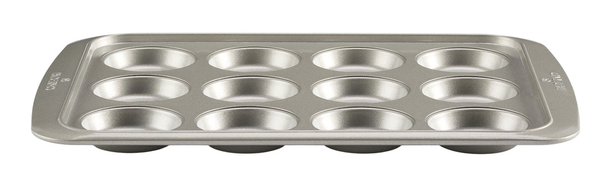 Paderno Professional Muffin Top Pan, Silver, 12-Cup