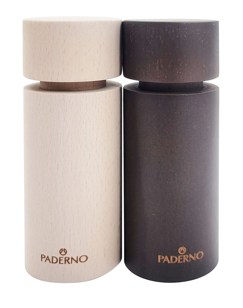 Paderno Wood Salt And Pepper Grinder Set W0