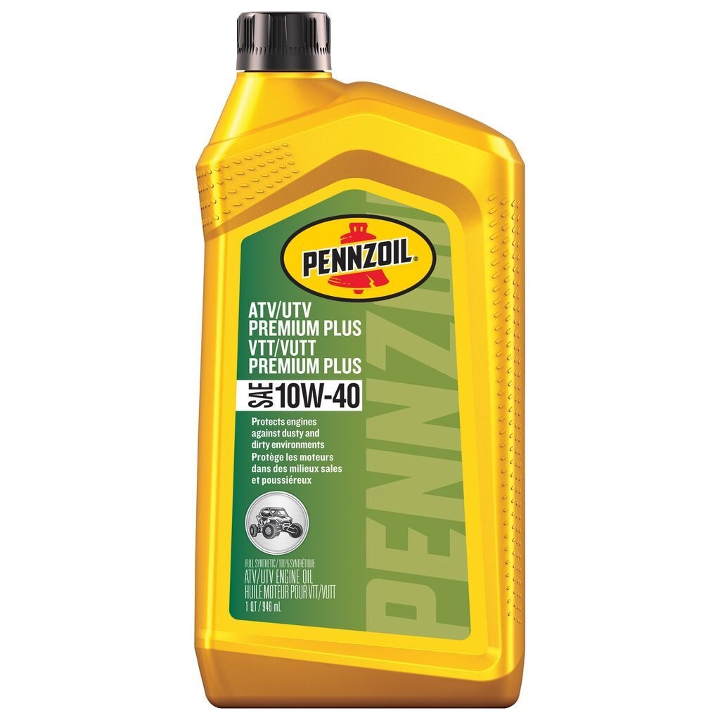 Pennzoil ATV/UTV Premium Plus SAE 10W40 Engine Oil, 946-mL