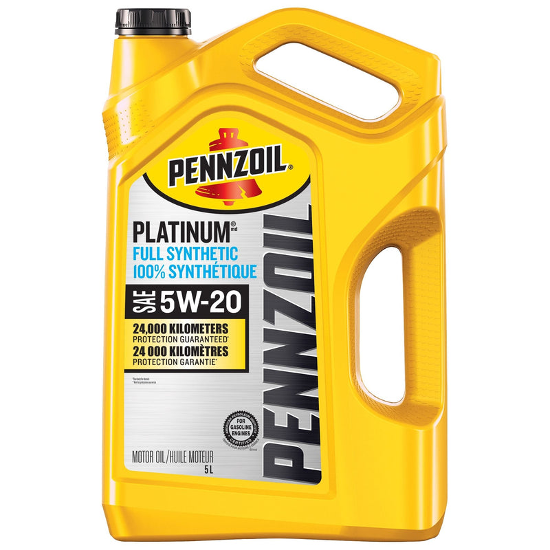 Pennzoil Platinum 5W20 Synthetic Engine/Motor Oil, 5-L X3