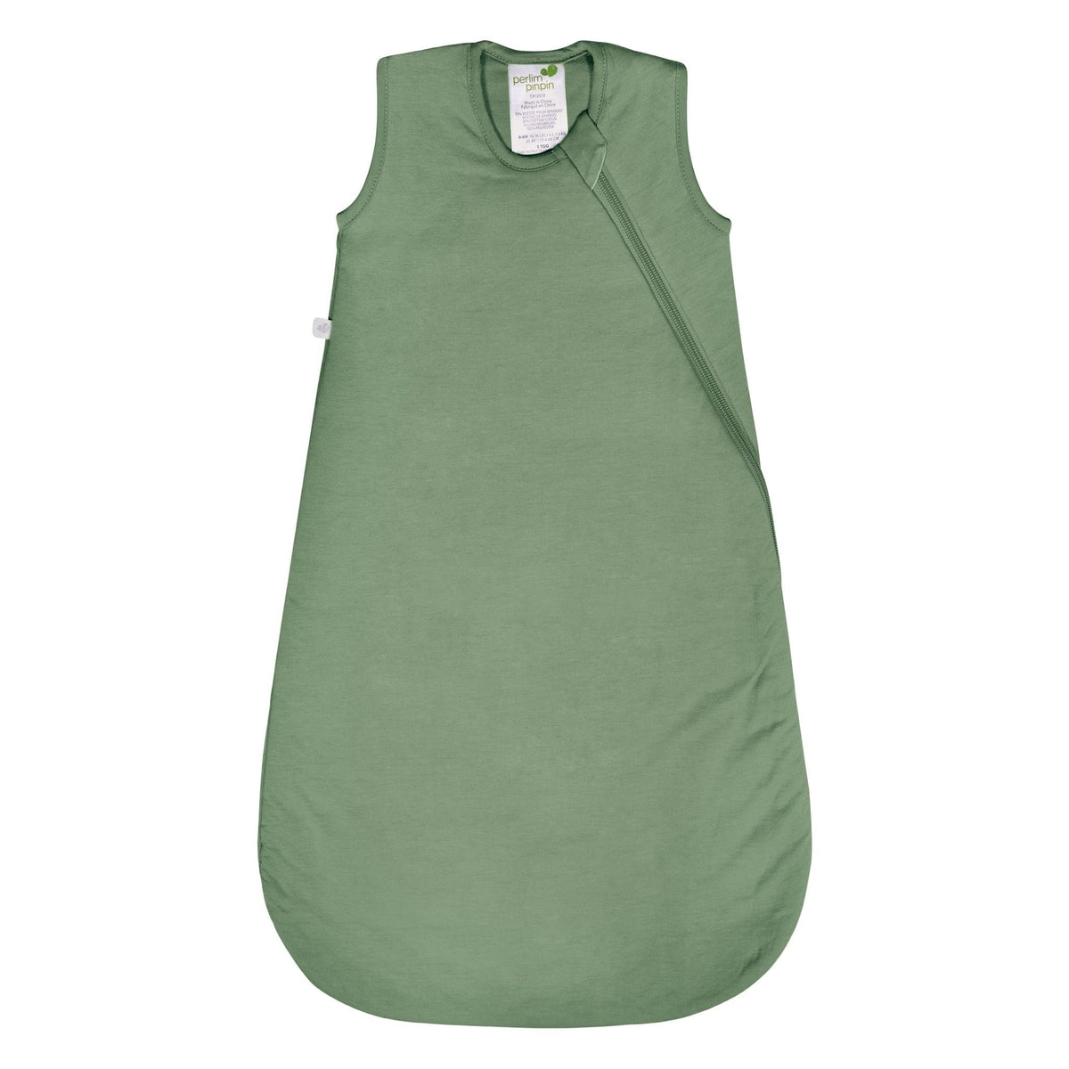 Perlimpinpin Bamboo Newborn Sleep Bag, Hunter Green, 0-6 months