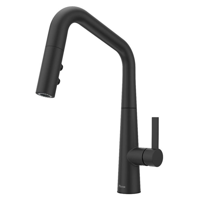 Pfister Buxton Pull-Down Kitchen Faucet, Matte Black J4