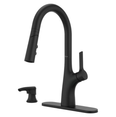 Pfister Ceylon Pull-Down Kitchen Faucet, Matte Black L5
