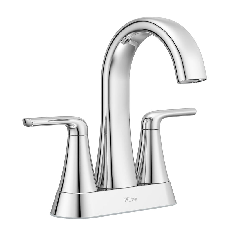 Pfister Raya 4-in Chrome Centerset Bathroom Sink Faucet U0
