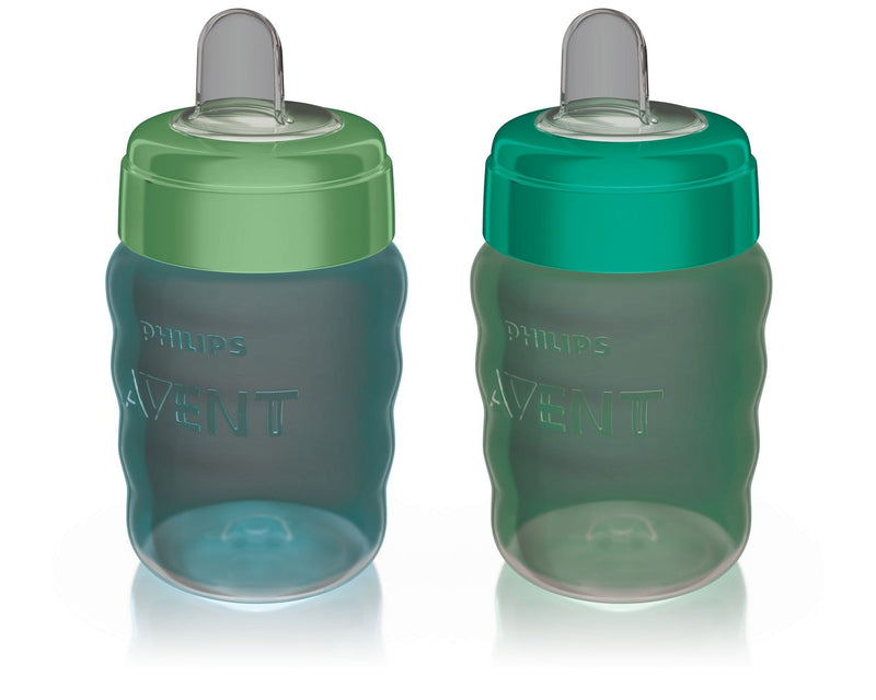 Philips Avent Soft Sippy Cup, Blue/Green, 2-pk Z4
