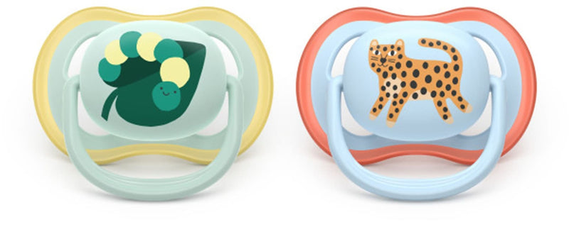 Philips Avent Ultra Aair Caterpillar Pacifier for 0-6M, 2-pk M0