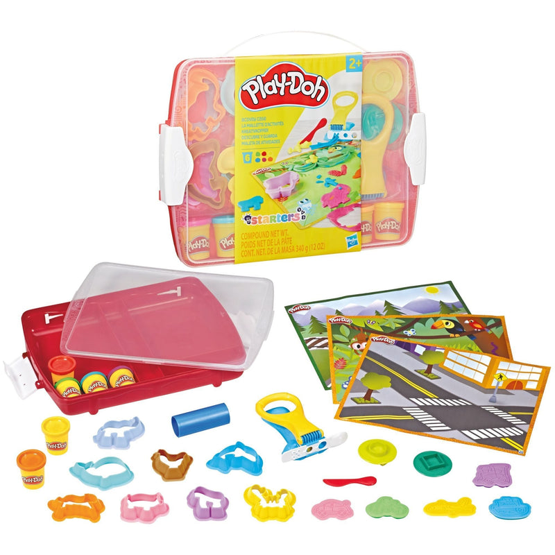 Play-Doh Activity Case with 16 Tools & 6 Colours, Ages 2+ T8