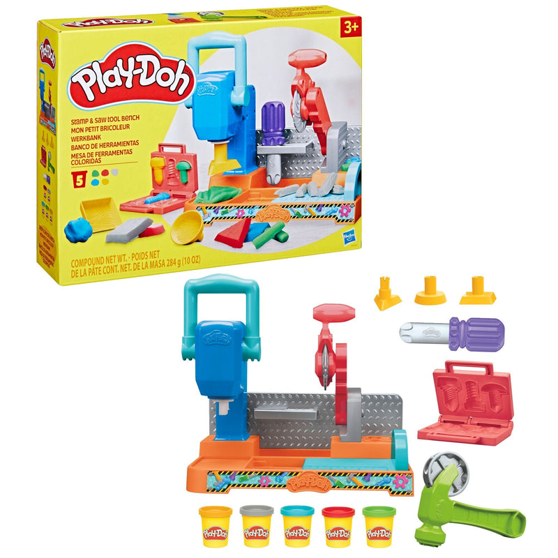 Play-Doh Stamp & Saw Tool Bench Playset, Ages 3+ B5