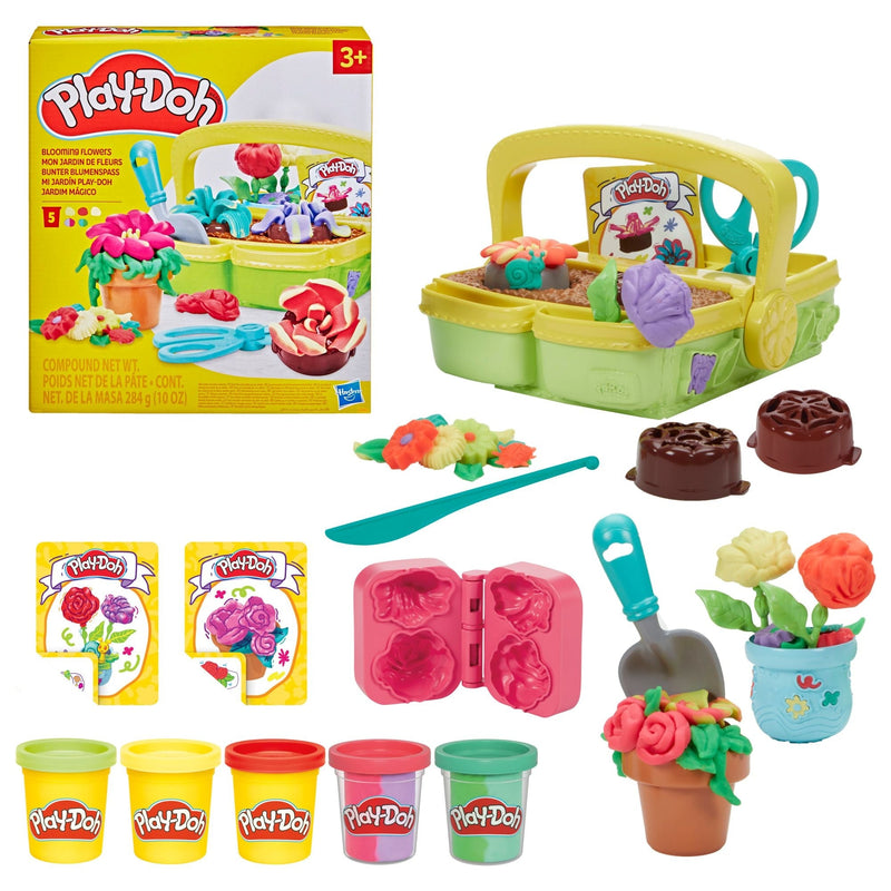 Play-Doh Toy Flower Garden Playset for Sensory Play E9