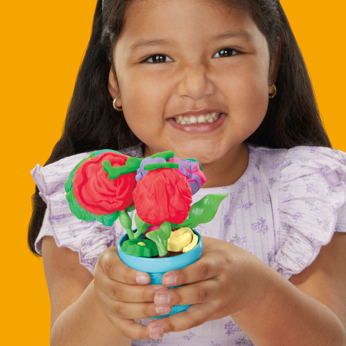 Play-Doh Toy Flower Garden Playset for Sensory Play