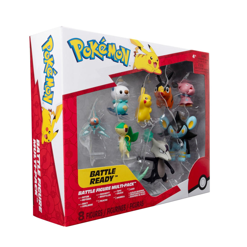 Pokémon Battle Ready Battle Figure Multi-Pack, 8 Figures S6