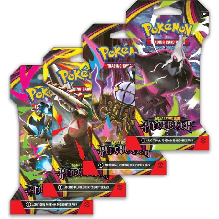 Pokémon TCG: Mega Evolution Sleeved Booster, Assorted Packs O6