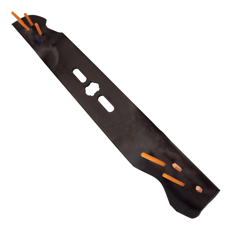 Power Rake Universal 6-in-1 Replacement Lawn Mower Blade, 19-in/20-in, Removable Tines Y4