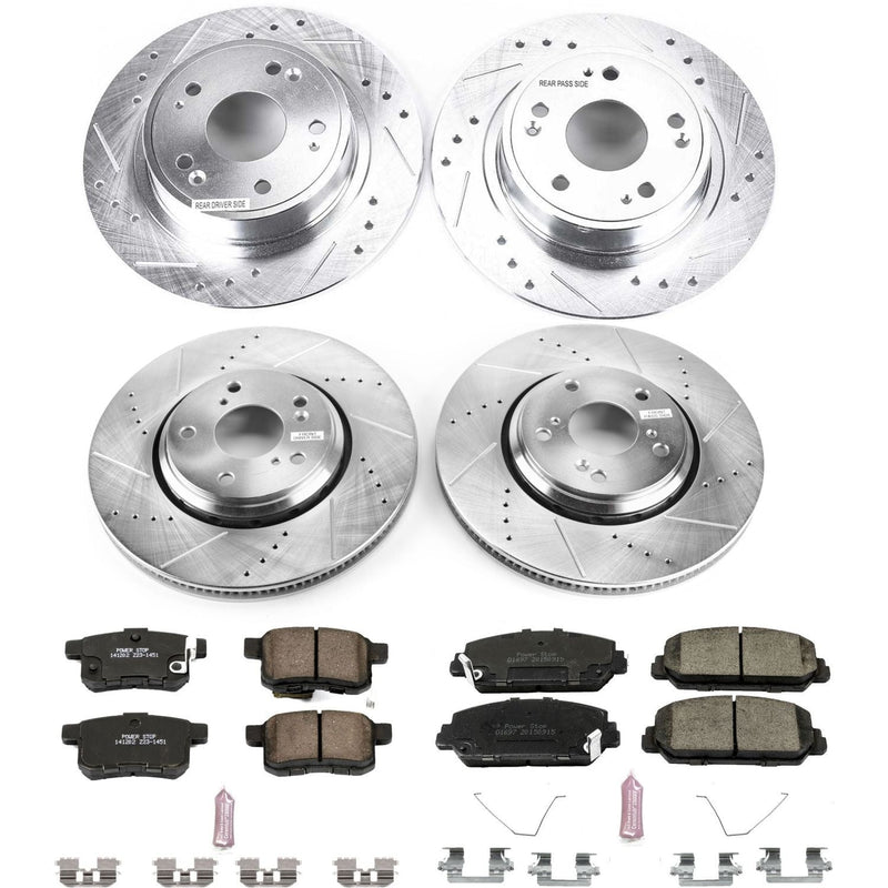 Power Stop Z23 Evolution Sport Performance Brake Kit - Front & Rear (Part# K6000 - K16000) B2