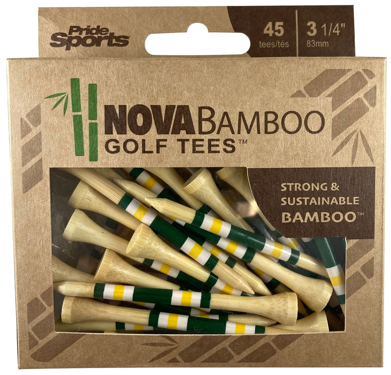 Pride Nova Bamboo Golf Tees, 3 1/4-in, 45-pk E1