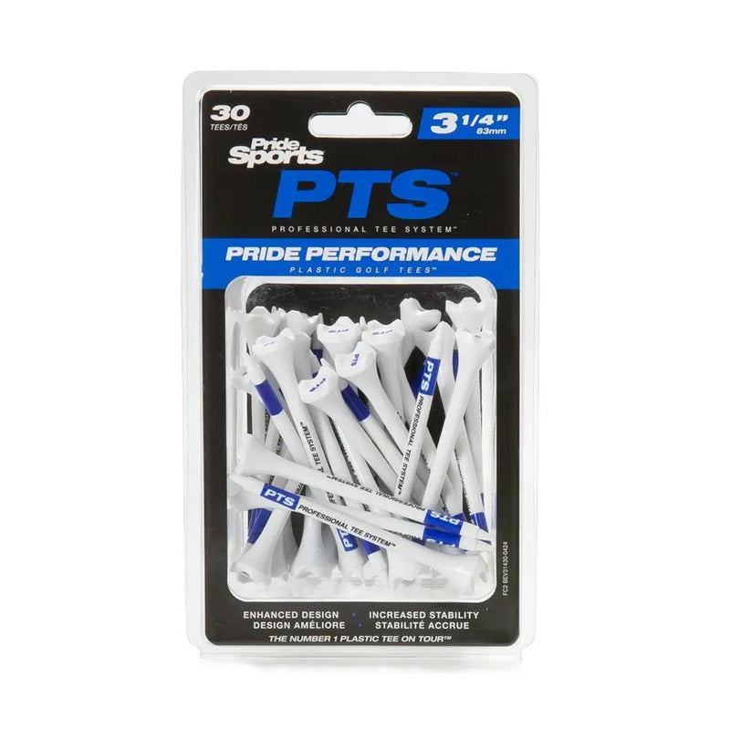 Pride Performance Plastic Golf Tee, 3-1/4-in, 30-pk, White V0