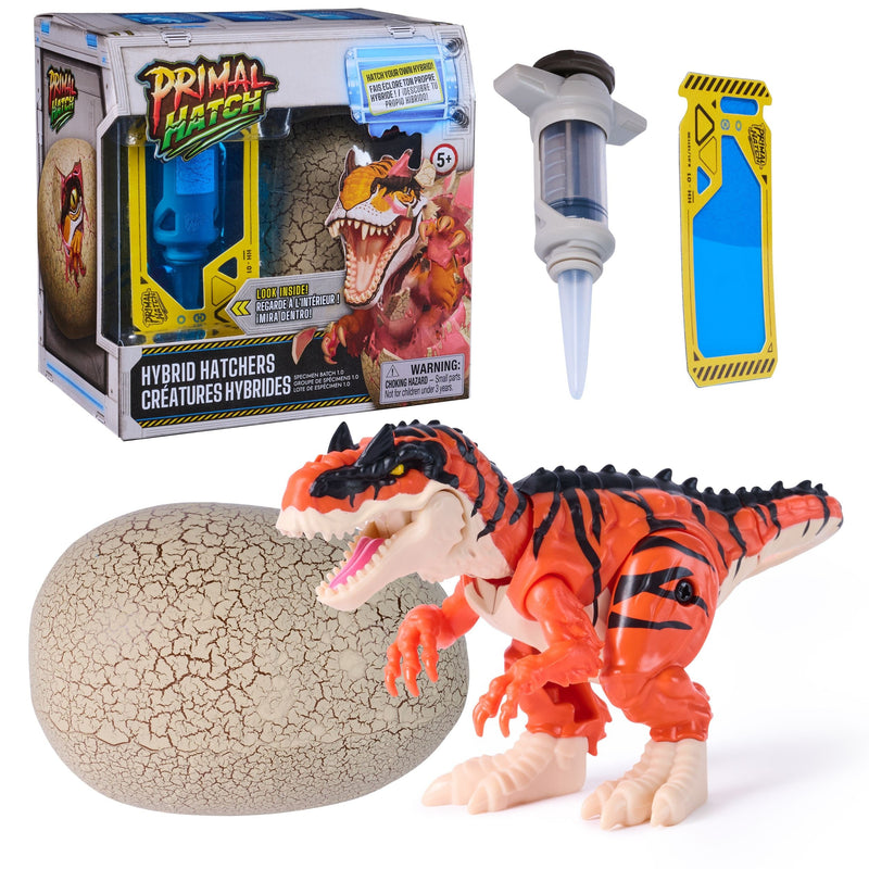 Primal Hatch Figure Hybrid Hatchers, Interactive Mystery Dinosaur Toy & Egg, Ages 5+, Assorted I8