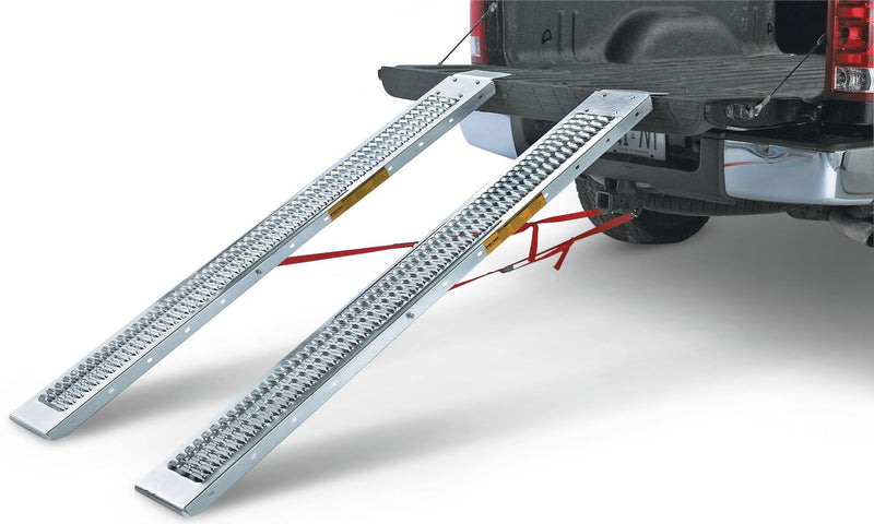 Prime1 Traction Cut-Out Steel Loading Ramps Pair, Easy-To-Use, 72-in, 2-pc W4