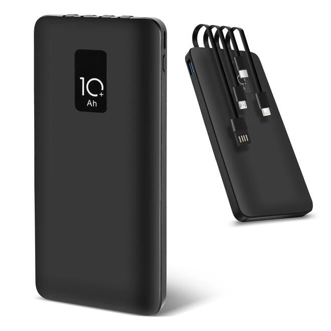 4 in 1 Fast Charging Power Bank with Built-in Cables, 10000mAh - PrimeCables G5