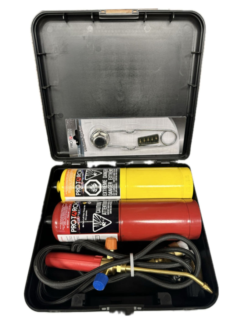 Pro Torch Oxi-Mapp Brazing Torch Kit with Storage Case Y0