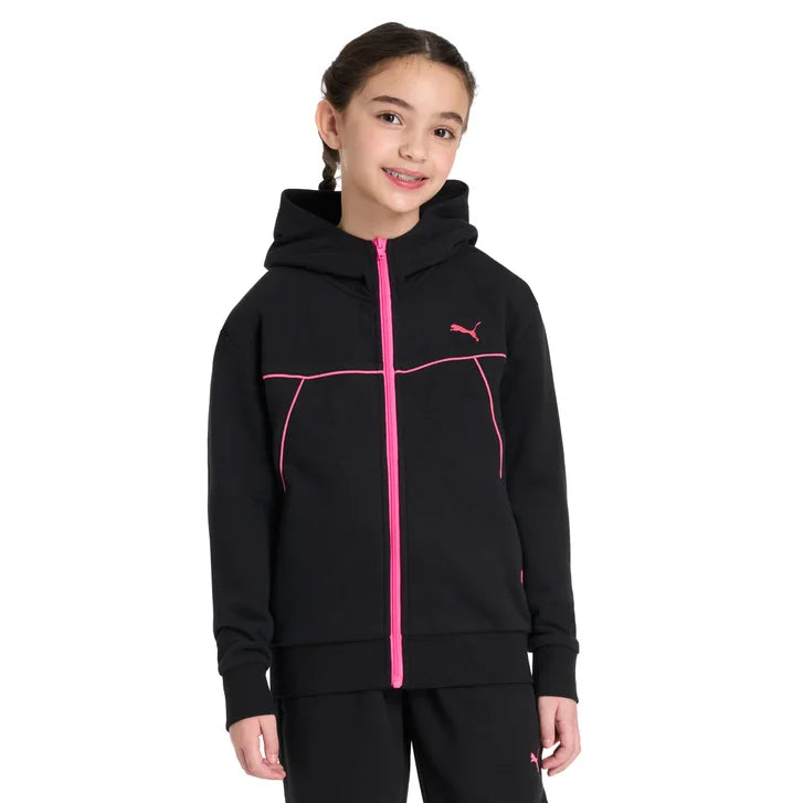 Puma Girls and Boys Fleece Full Zip Hoodie P9