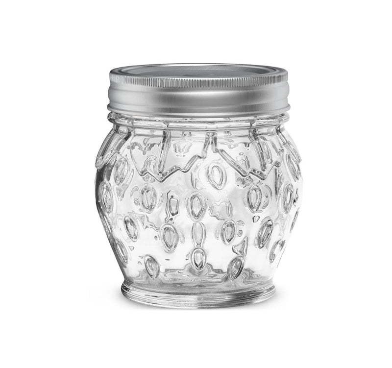 Pur Mason Strawberry Jam Jar, Clear Glass, 13.5-oz/399-mL, 6-pk, Food Preservation Jars U7