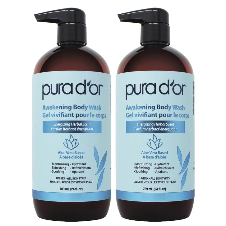 Pura D'or Awakening Body Wash, 2 x 709 mL M5
