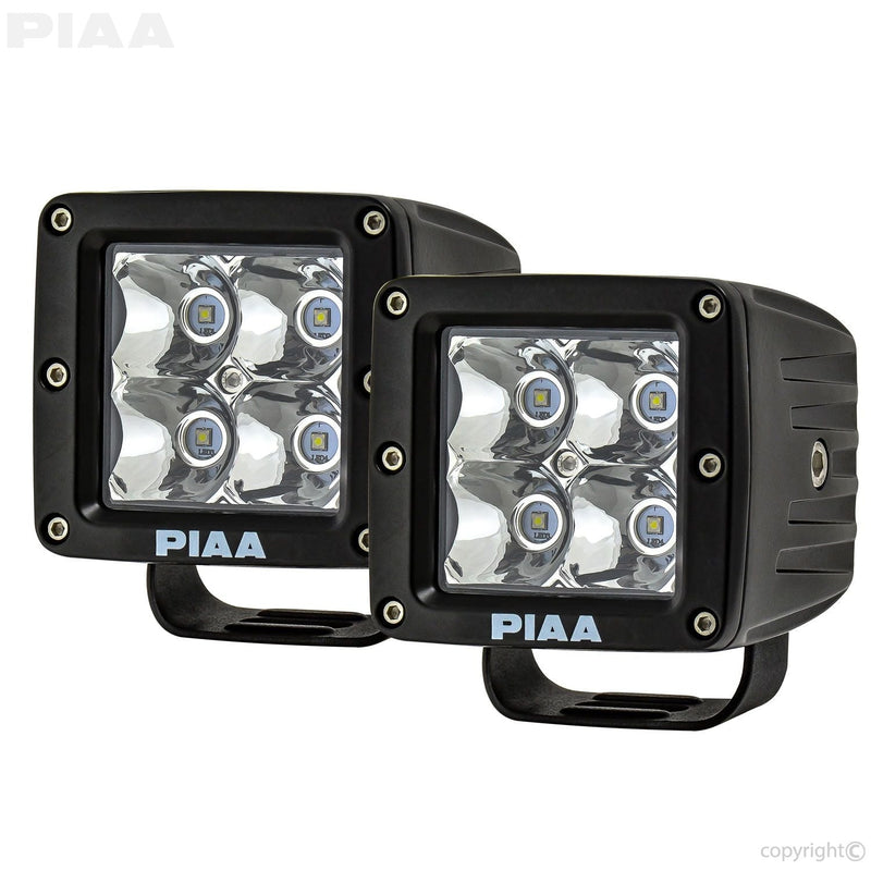 Quad Series Spot Beam LED Cube Light Kit with Harness D2