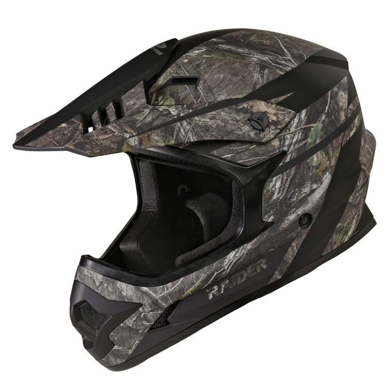 Raider Ambush V2 Off-Road Helmet, Adult, Mossy Oak, Assorted Sizes K8