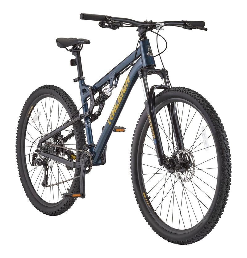 Raleigh Attack Dual-Suspension Mountain Bike, 29-in Wheel, Black H6