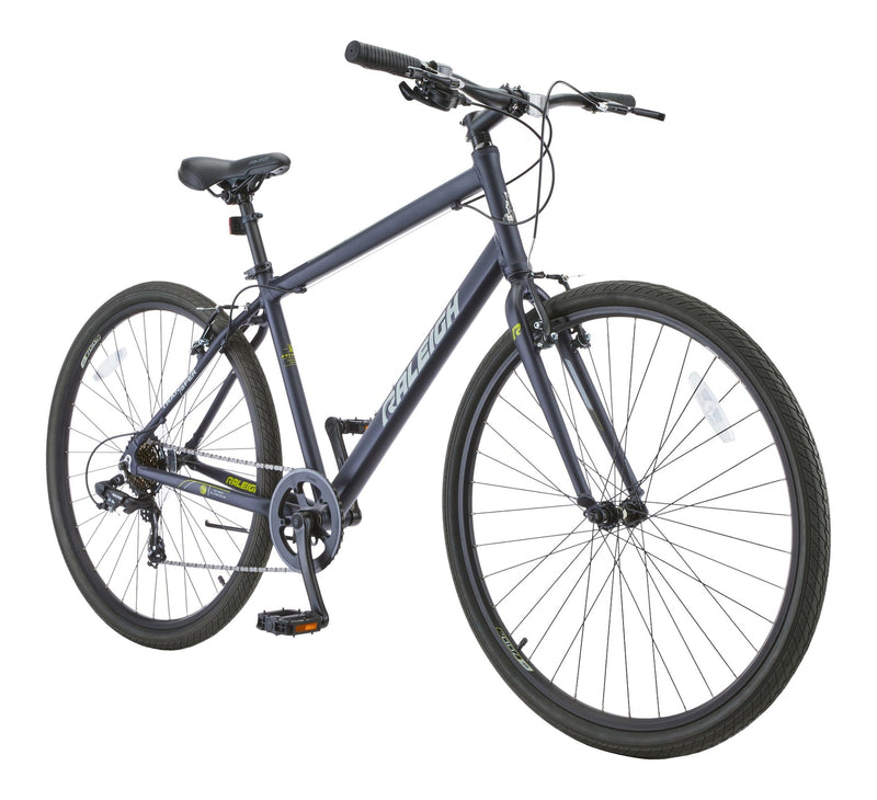 Raleigh Entourage Adult City Bike with V-brakes, 700C, Black X9