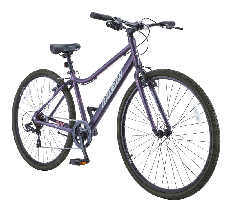 Raleigh Entourage City Bike, Aluminum Frame, 700C, Purple K7