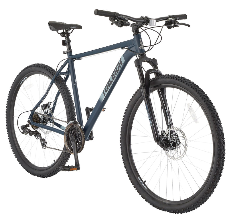 Raleigh Rockwood XL Hardtail Mountain Bike, 29-in Wheel, Blue E8