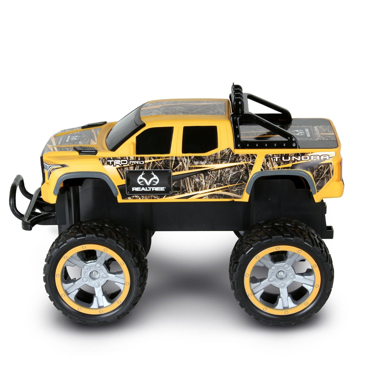 Realtree Toyota Yellow Tundra RC Car, 100-ft Range